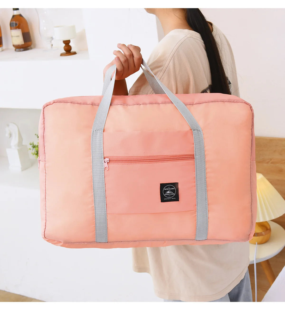 Travel Storage Bag, Large Capacity Single Shoulder Airplane Bag