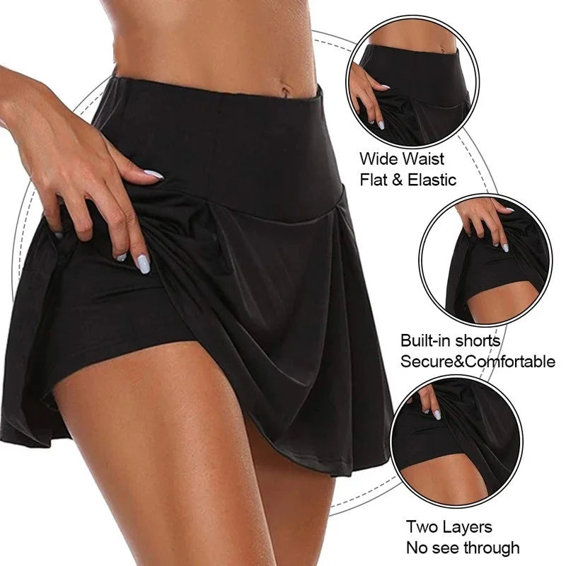 Tennis Dance Fitness Short Skirts
